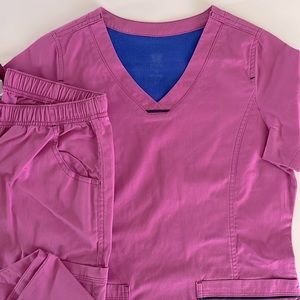 Maevn Purple/Mauve Scrub Set